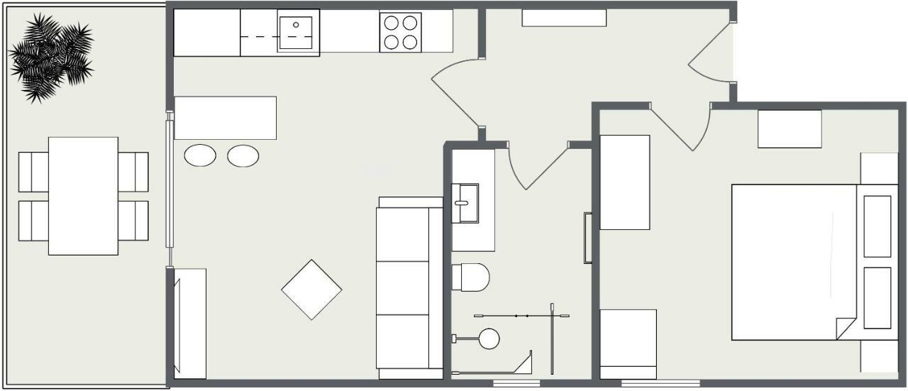 Apartmani Ksenija Tučepi Eksteriør billede